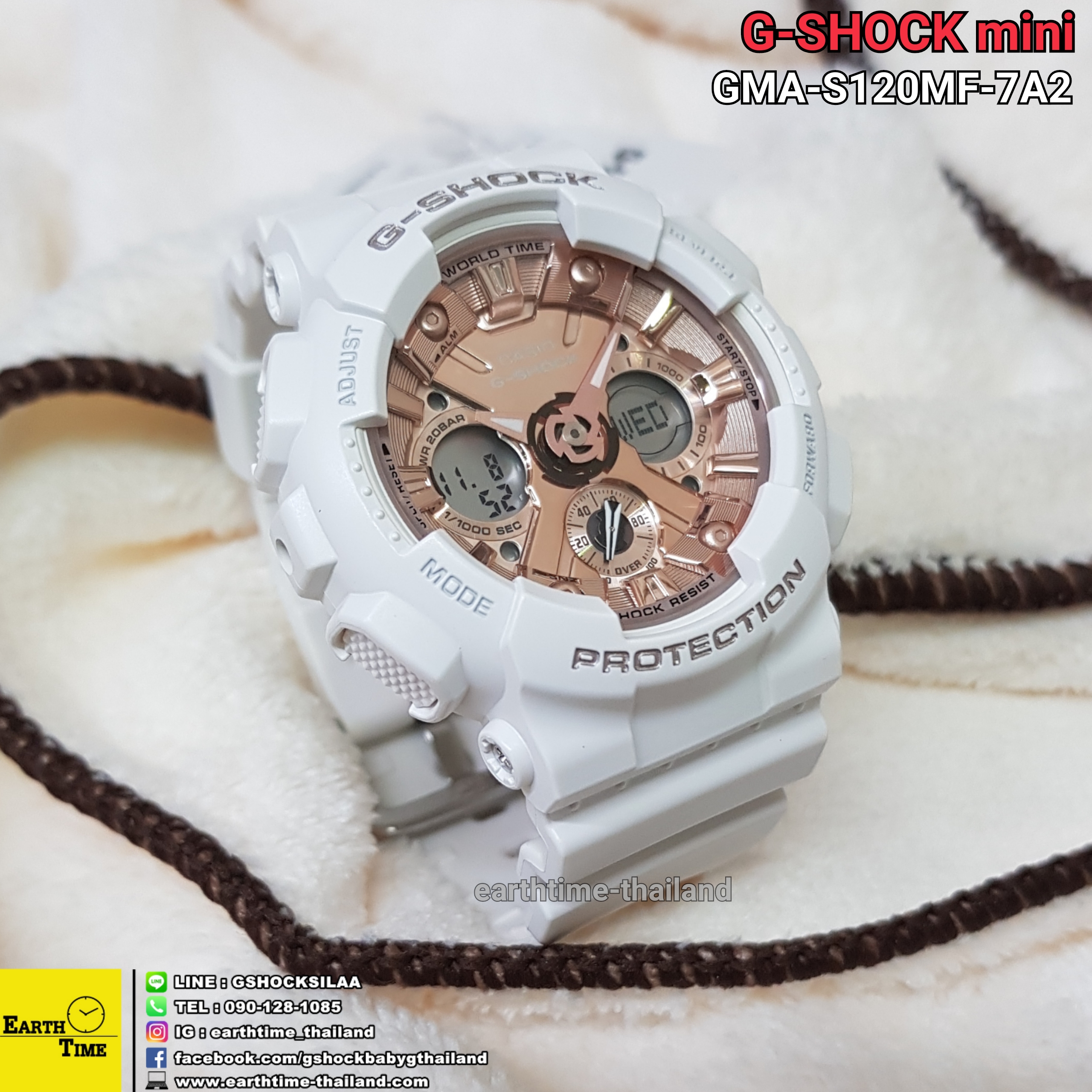 G-ShockMini ของใหม่แท้100% รับประกัน 1 ปี GMA-S120MF-7A2DR