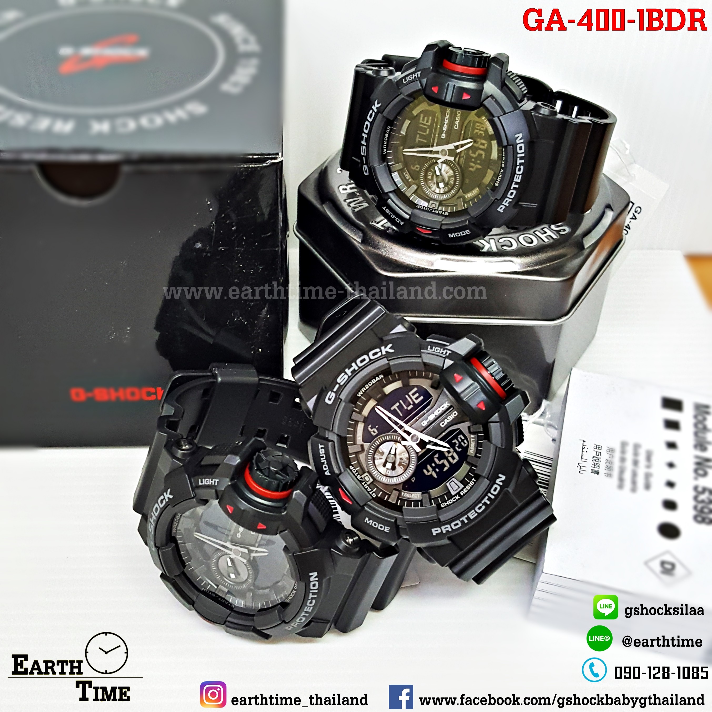 G-Shock ของใหม่แท้100% รับประกัน 1 ปี GA-400-1BDR