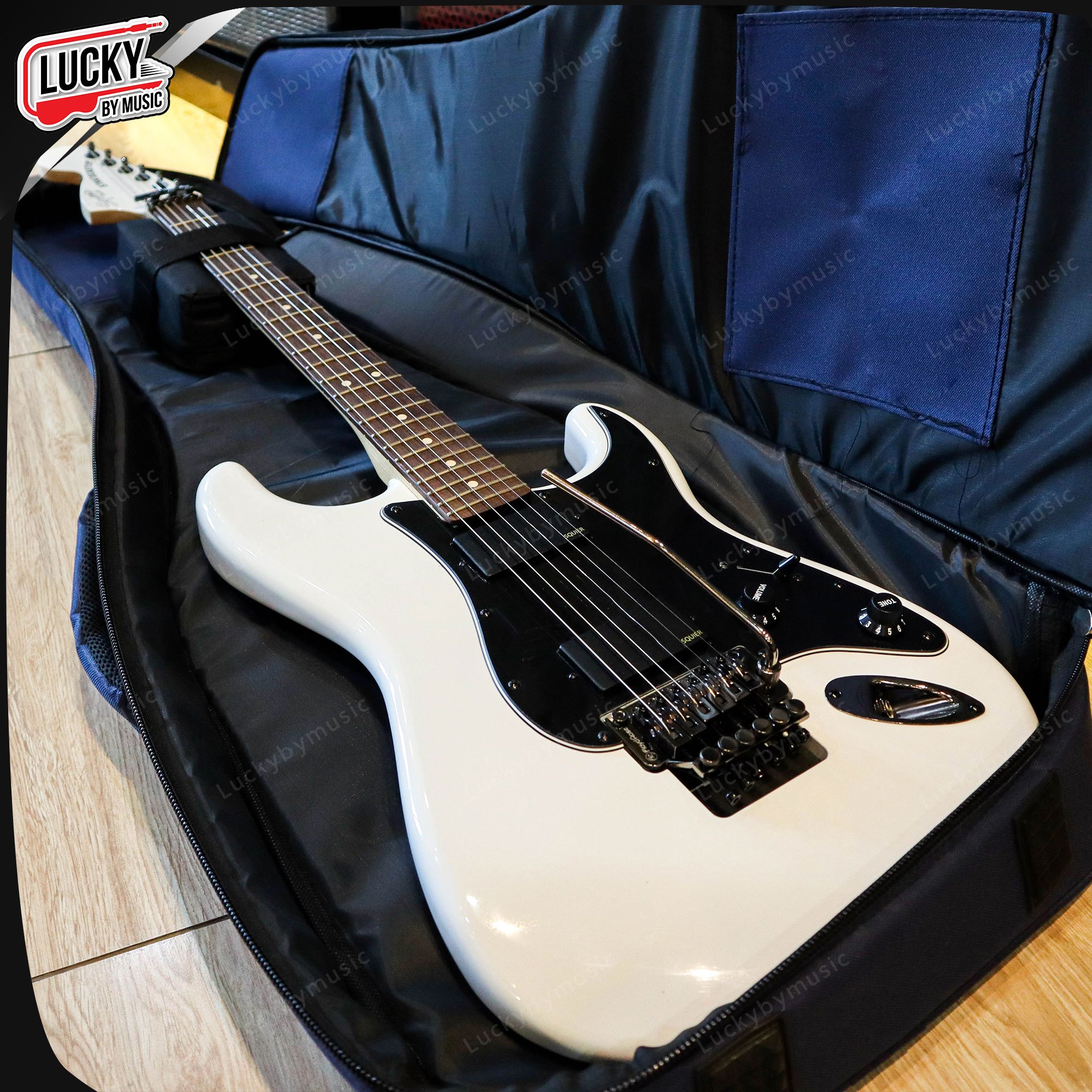 ซอฟเคสกีต้าร์ไฟฟ้า Nami Series Hello Yellow กระเป๋ากีต้าร์ไฟฟ้า บุฟองน้ำ 12 มิล กันน้ำได้ เลือกสีได้ มีหูหิ้ว/สะพายหลัง