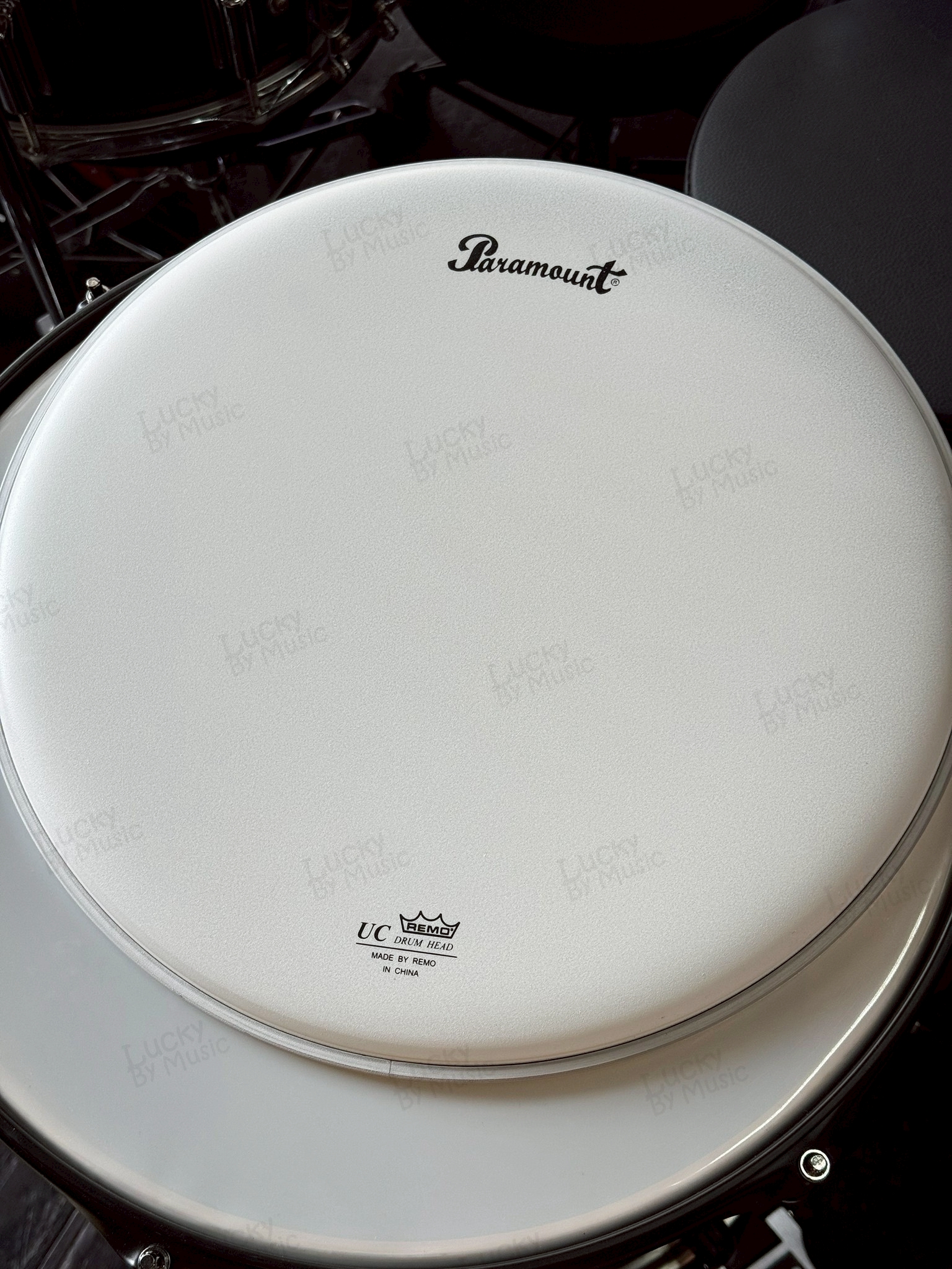 Paramount x Remo หนังกลองสแนร์ รุ่น PBH14RC ขนาด 14 นิ้ว หนังกลองพาเหรดด้านตี แบบเคลือบด้าน - ของแท้ 100%