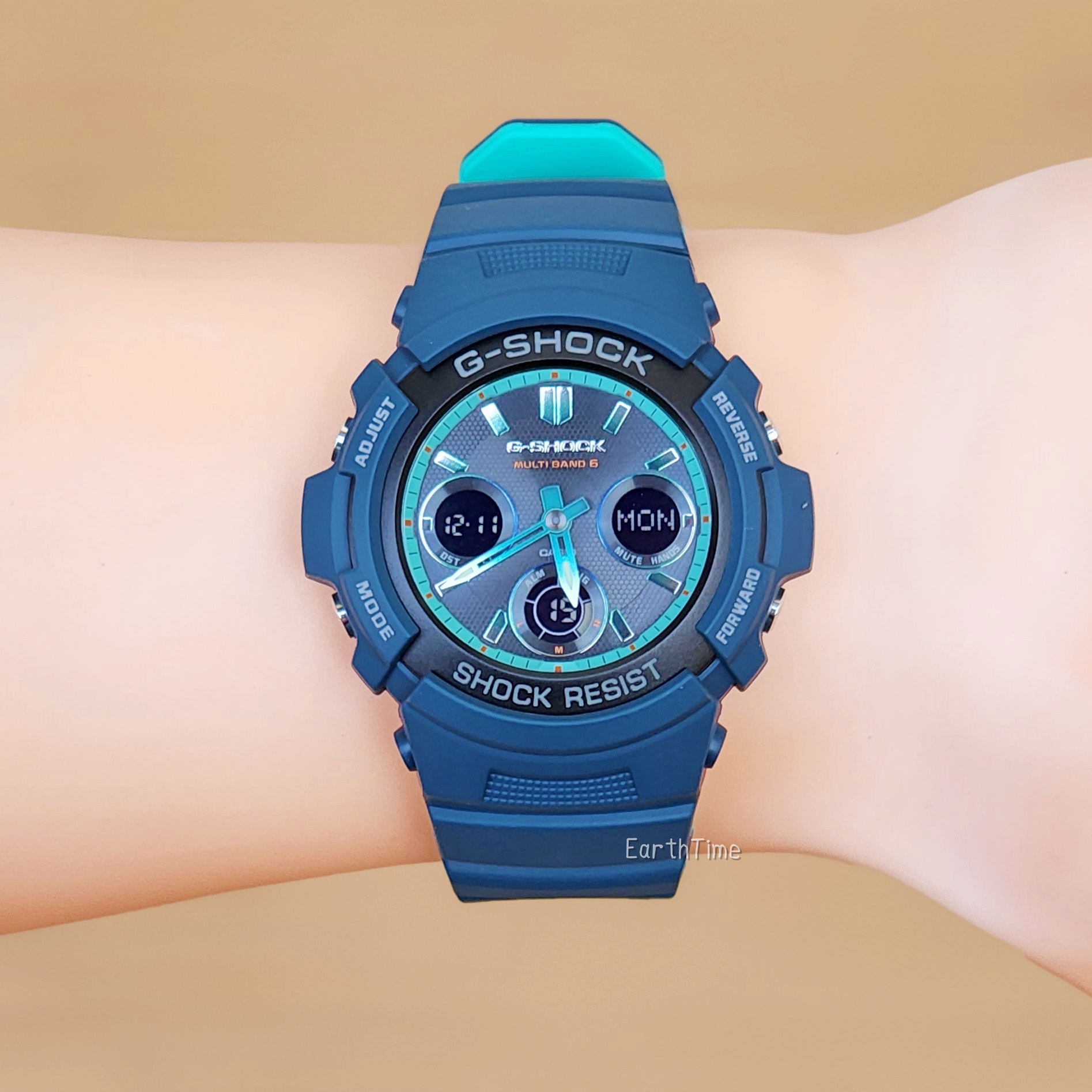 G-Shock ของใหม่แท้100% รับประกัน 1 ปี รุ่น AWG-M100SCC-2ADR