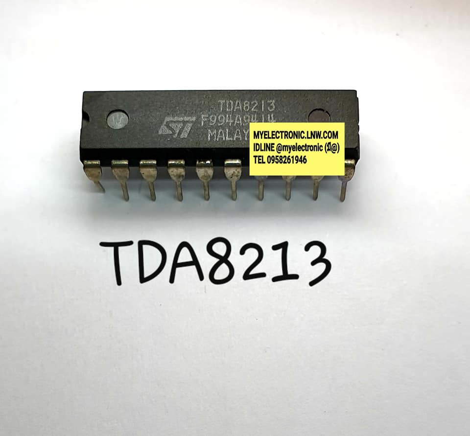 TDA8213ยี่ห้อSTตัวถังDIP20ขาราคาตัวละ