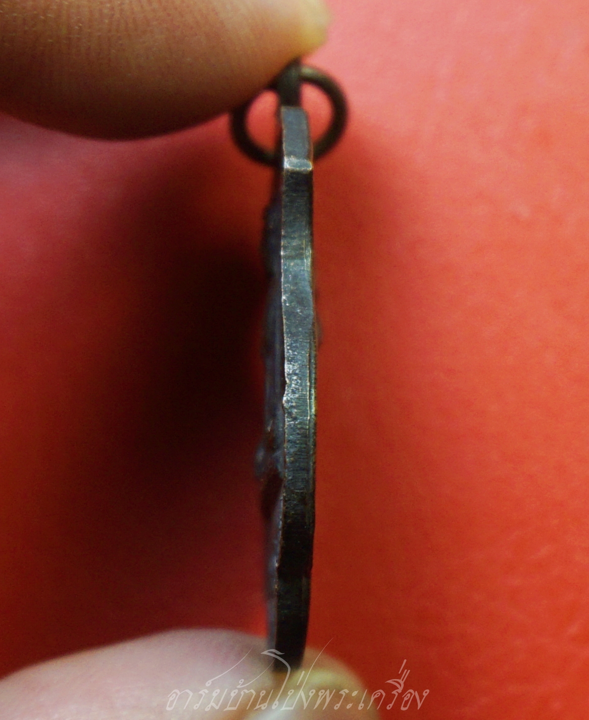 หลวงพ่อจี้ วัดเขางูสันติธรรม ราชบุรี ปี๒๕๑๘ อายุ๘๐ปี เนื้อทองแดงรมดำ(องค์ที่1)