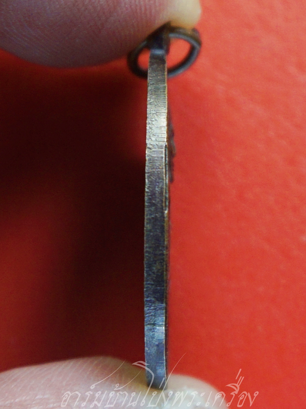 หลวงพ่อชุ่ม วัดท่ามะเดื่อ ศิษย์สร้างถวาย ปี๒๕๒๖ เนื้อทองแดงรมดำ(องค์ที่5)