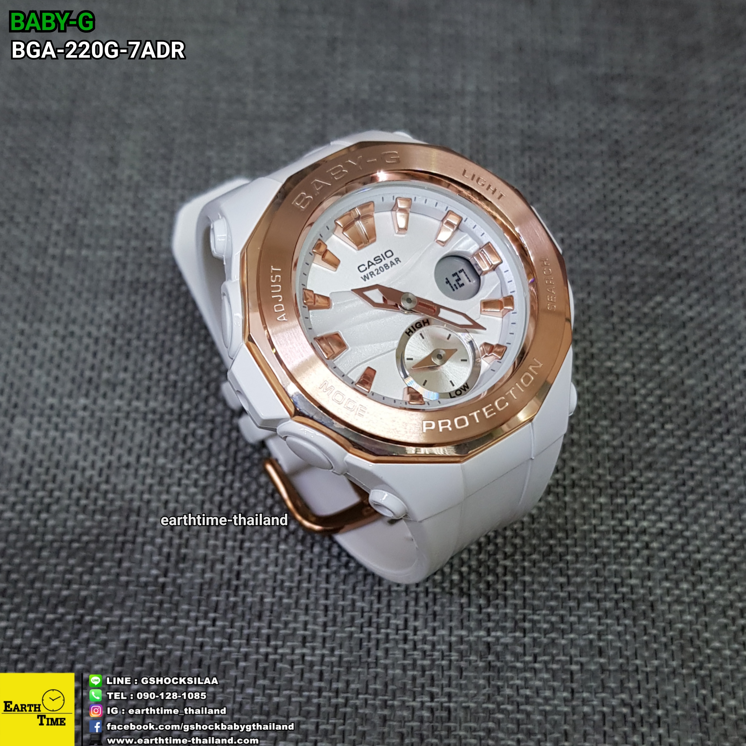 Baby-G ของใหม่แท้100% รับประกัน 1 ปี BGA-220G-7ADR