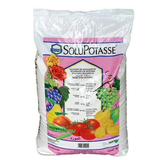 โปแตสเซียมซัลเฟต Solu Potasse YVP 0-0-51 ผง 25 ก.ก.