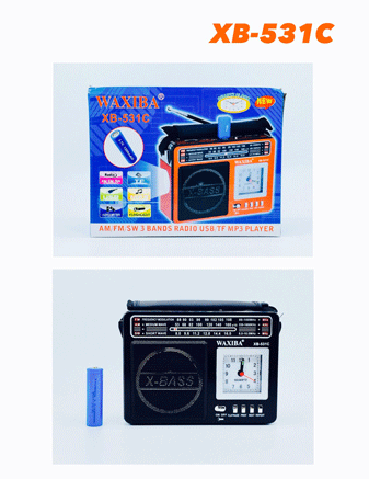 วิทยุขนาดพกพารุ่น XB-531C