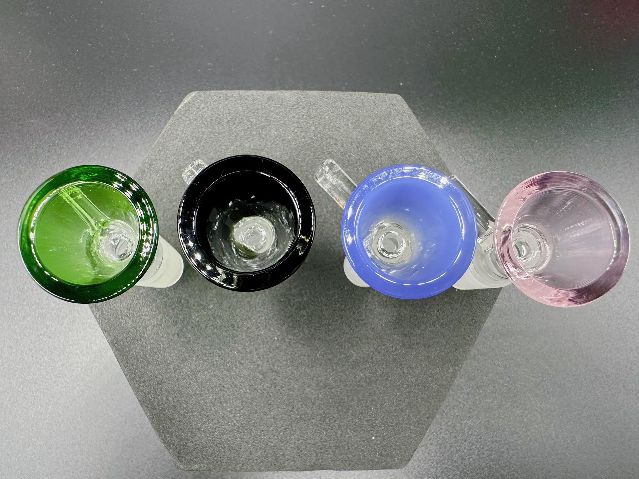 คัพแก้ว ด้ามจับสีๆ (14.5mm.)