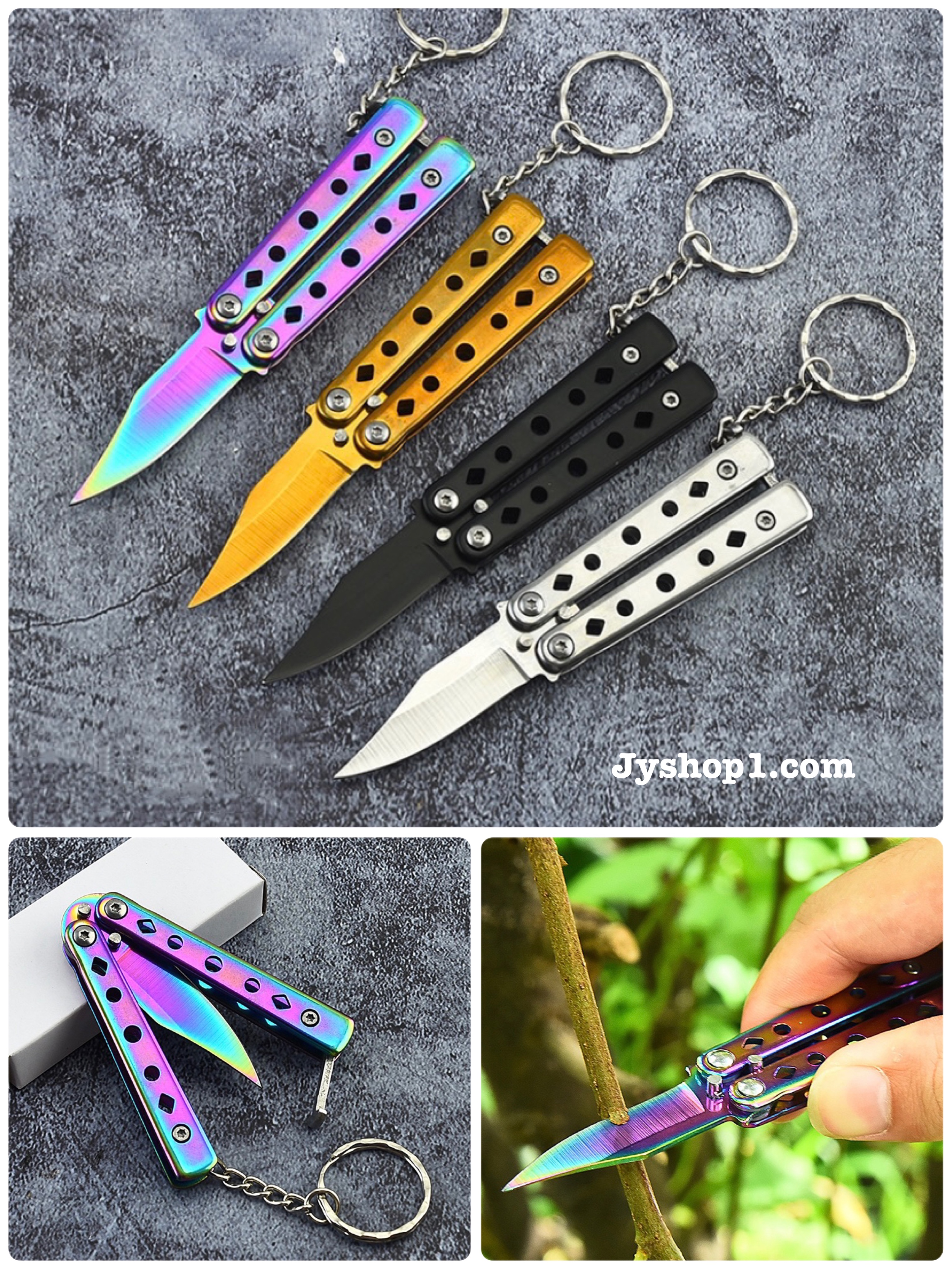 มีดควง มีดบาลิซอง มีดพวงกุญแจ รุ่น D-10 พร้อมส่ง ราคาถูก