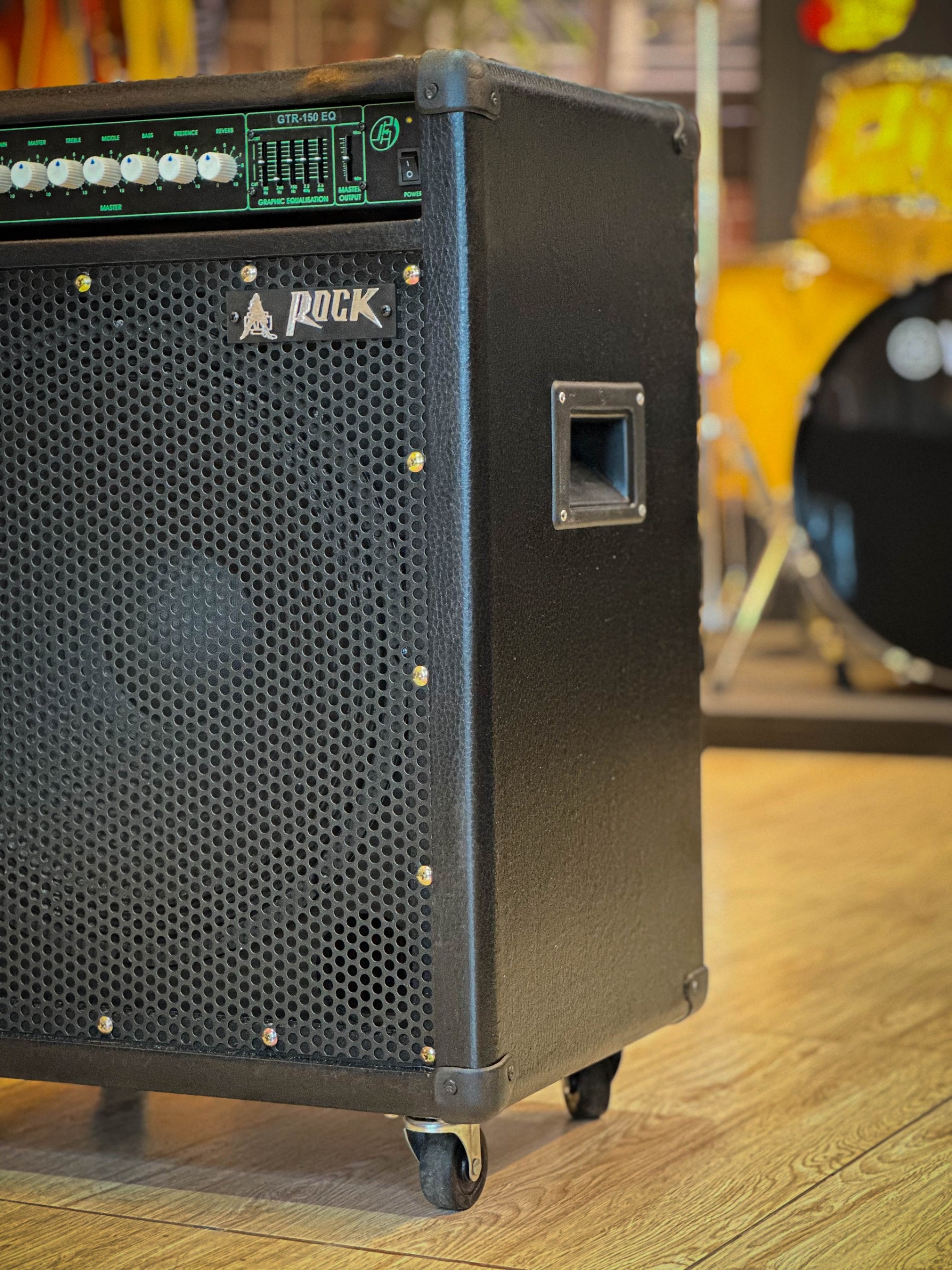 Rock แอมป์อเนกประสงค์ GTR-150 เอฟเฟคเสียง OverDrive / REVERB ในตัว ตู้แอมป์กีต้าร์ พร้อมล้อลาก เคลื่อนย้ายสะดวก