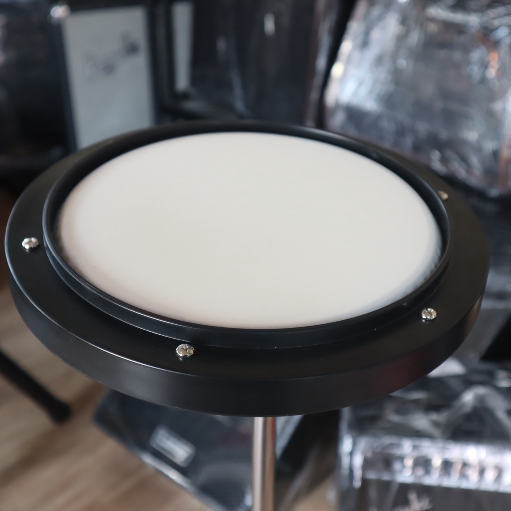 แป้นซ้อมกลอง Ash ขนาด 8 นิ้ว" พร้อมขาตั้งแป้นซ้อม