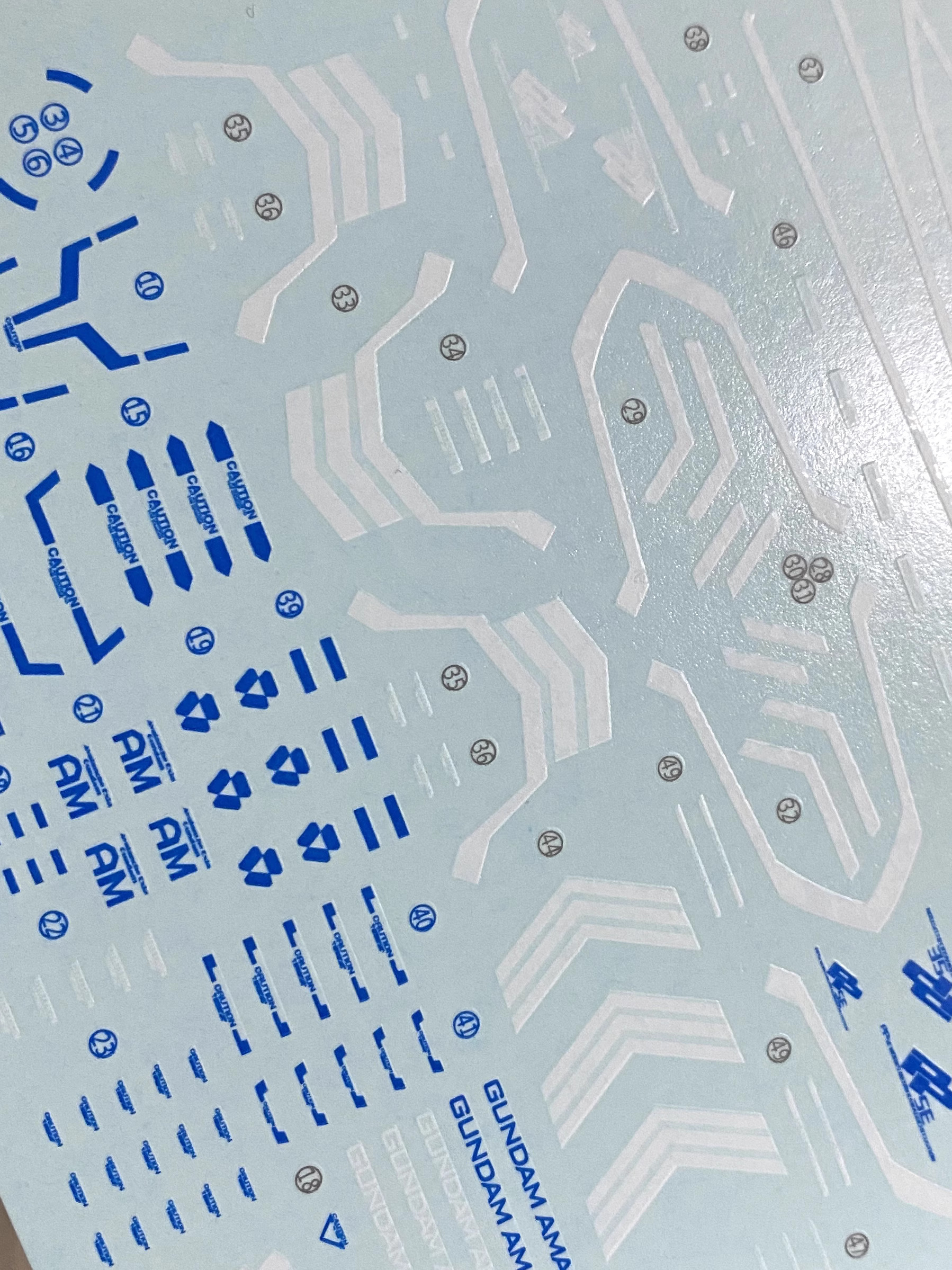 Decal 011 MG1/100 Gundam Exia Dark Matter ยี่ห่อ X-Y model