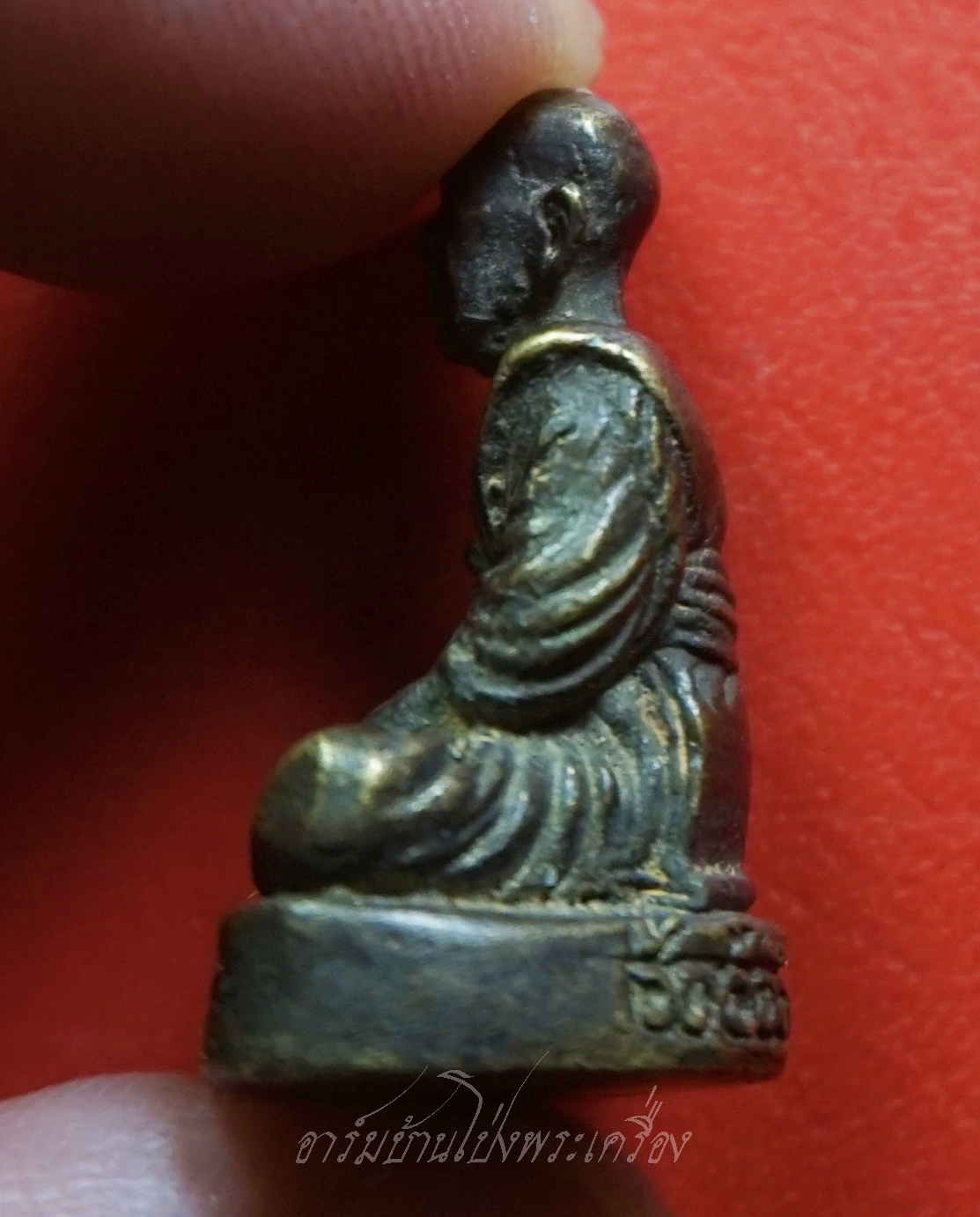 พระครูพูน วัดอ้ออีเขียว รูปหล่อ ใต้ฐานตอกโค๊ต"อ"(องค์ที่2)