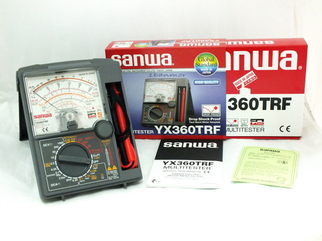 ขาย มัลติมิเตอร์ Sanwa Multimeter รุ่น YX360TRF YX-360TRF YX-360TR F ยี่ห้อ YX360TR F ซันวา ของแท้ ราคา ตัวละ หน่วย . . . . . บาท