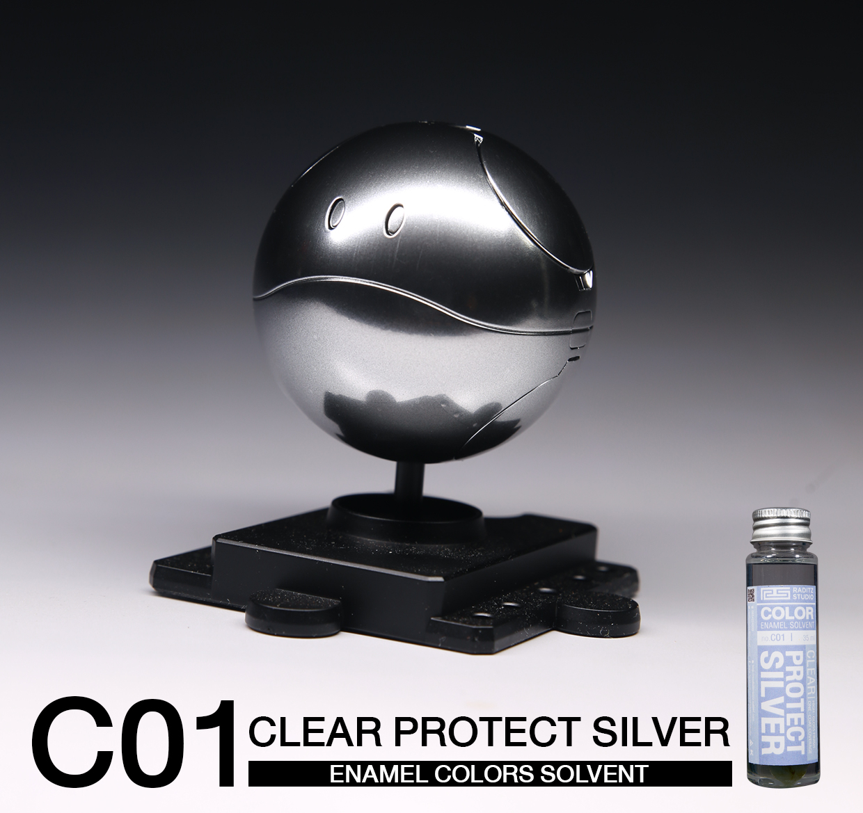 (RS-Raditz) Enamel Clear C01 Clear Protect Silver 35ml