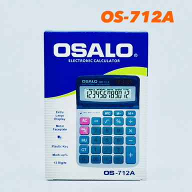 เครื่องคิดเลขจีน osalo รุ่น OS-712A