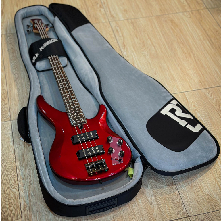 ซอฟเคสเบส Real Mission ฟองน้ำหนา Soft Case กระเป๋ากีต้าร์เบส มีหมอนรองคอ ป้องกันการกระแทกอย่างดี