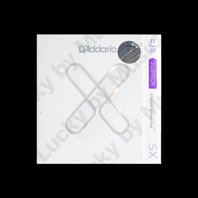 สายกีตาร์โปร่ง D’Addario รุ่น XSAPB Phosphor Bronze ครบชุด 6 สาย สายกีต้าร์ สายเคลือบกันสนิม