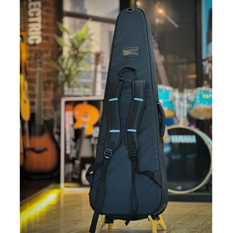 Jinchuan ซอฟเคสกีต้าร์ไฟฟ้า JC EB-2213 บุฟองน้ำหนามาก กระเป๋ากีตาร์ไฟฟ้า ป้องกันการกระแทกได้ดี มีหูหิ้ว สายสะพายหลัง