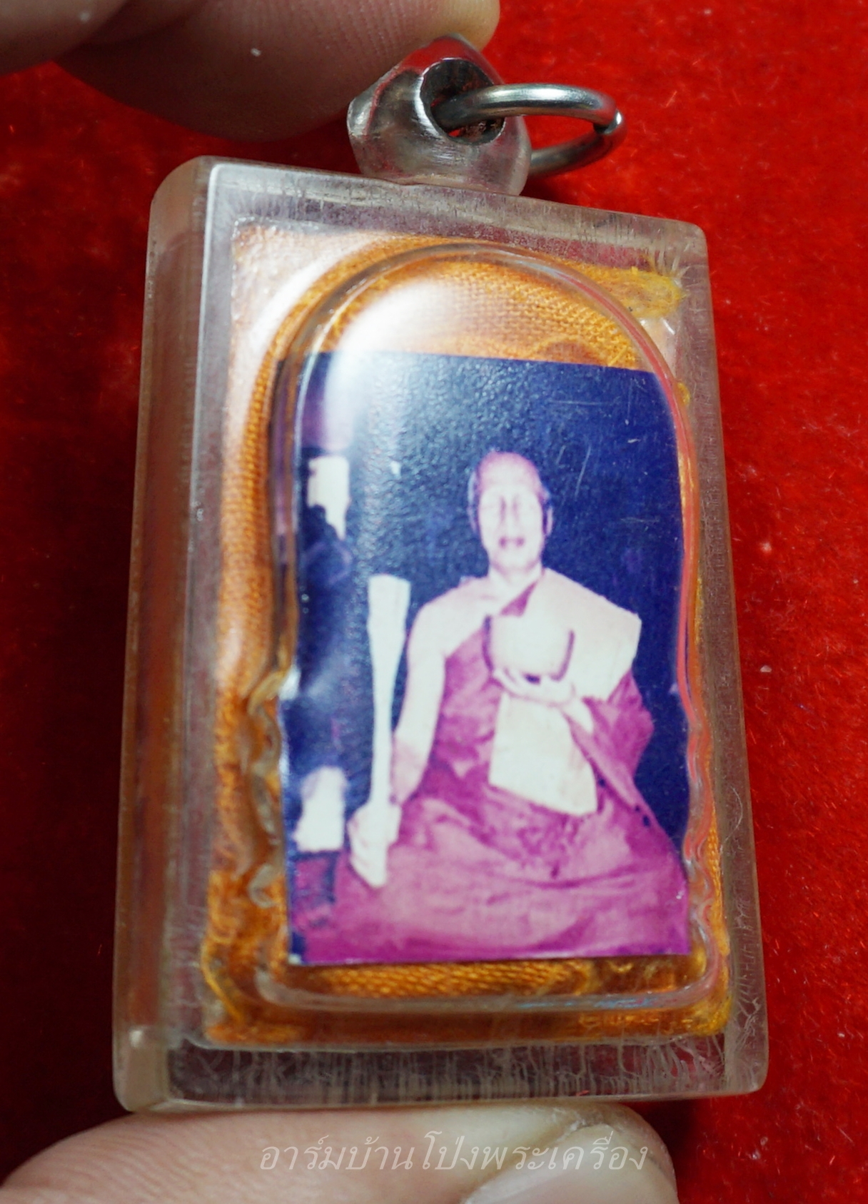 หลวงพ่ออุทัย วัดเกาะตาพุด รูปถ่าย พร้อมเลี่ยม(องค์ที่1)