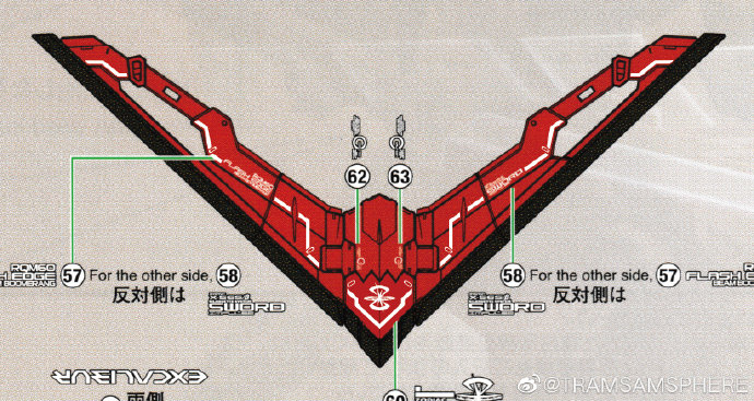 Water Decal 019 RG1/144 Sword Impulse Gundam ยี่ห่อ TRS-Decal