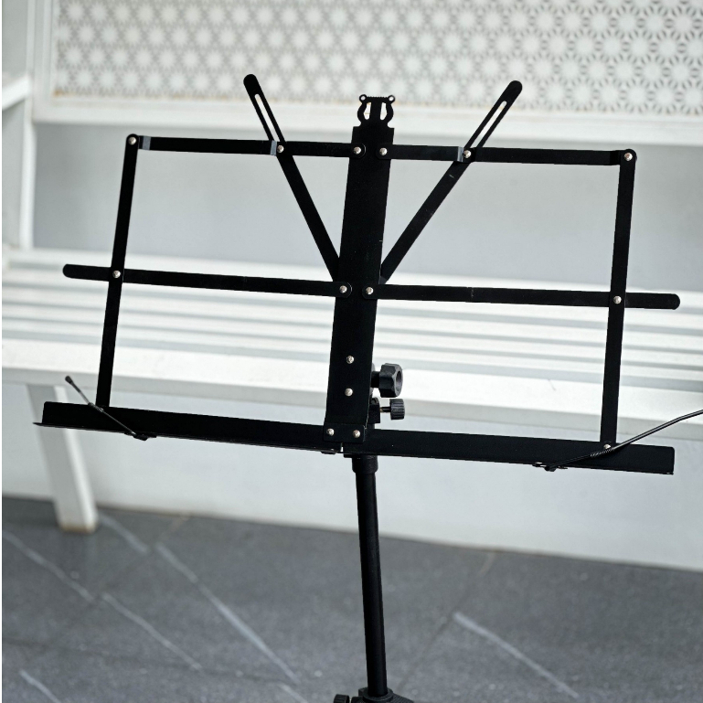 ขาตั้งวางโน้ต Rocky พร้อม กระเป๋าใส่ขาตั้ง สแตนโน็ต สแตนโน๊ต( ขาตั้งโน๊ตเพลง , ขาตั้งโน้ต , music stand )