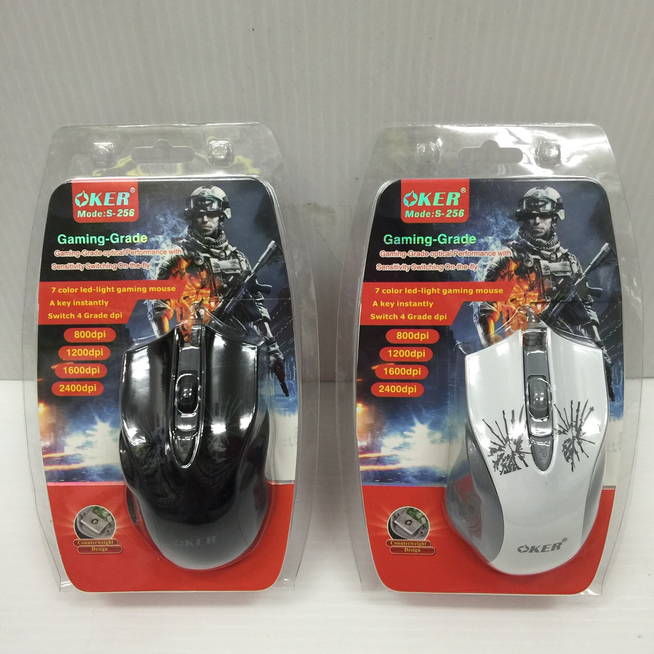 เม้าส์ mouse oker s-256
