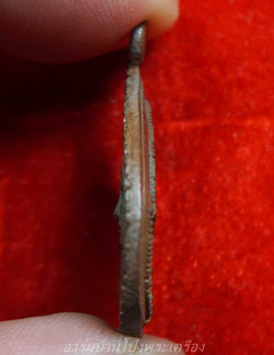 หลวงพ่อแม้น วัดใหญ่โพธิ์หัก เหรียญหล่อ ปี๒๕๓๕ เนื้อทองแดง(องค์ที่2)