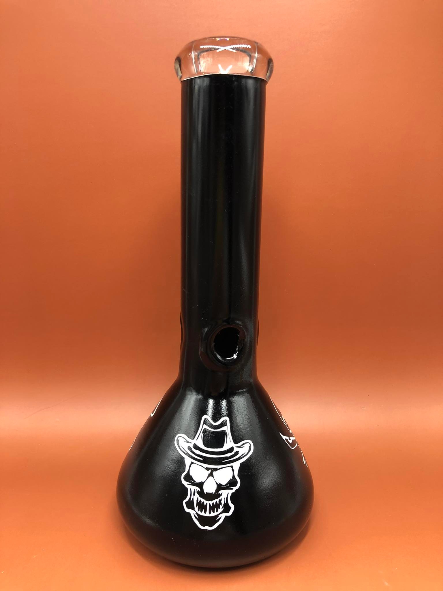 Pirate Glass Bong (Black body)