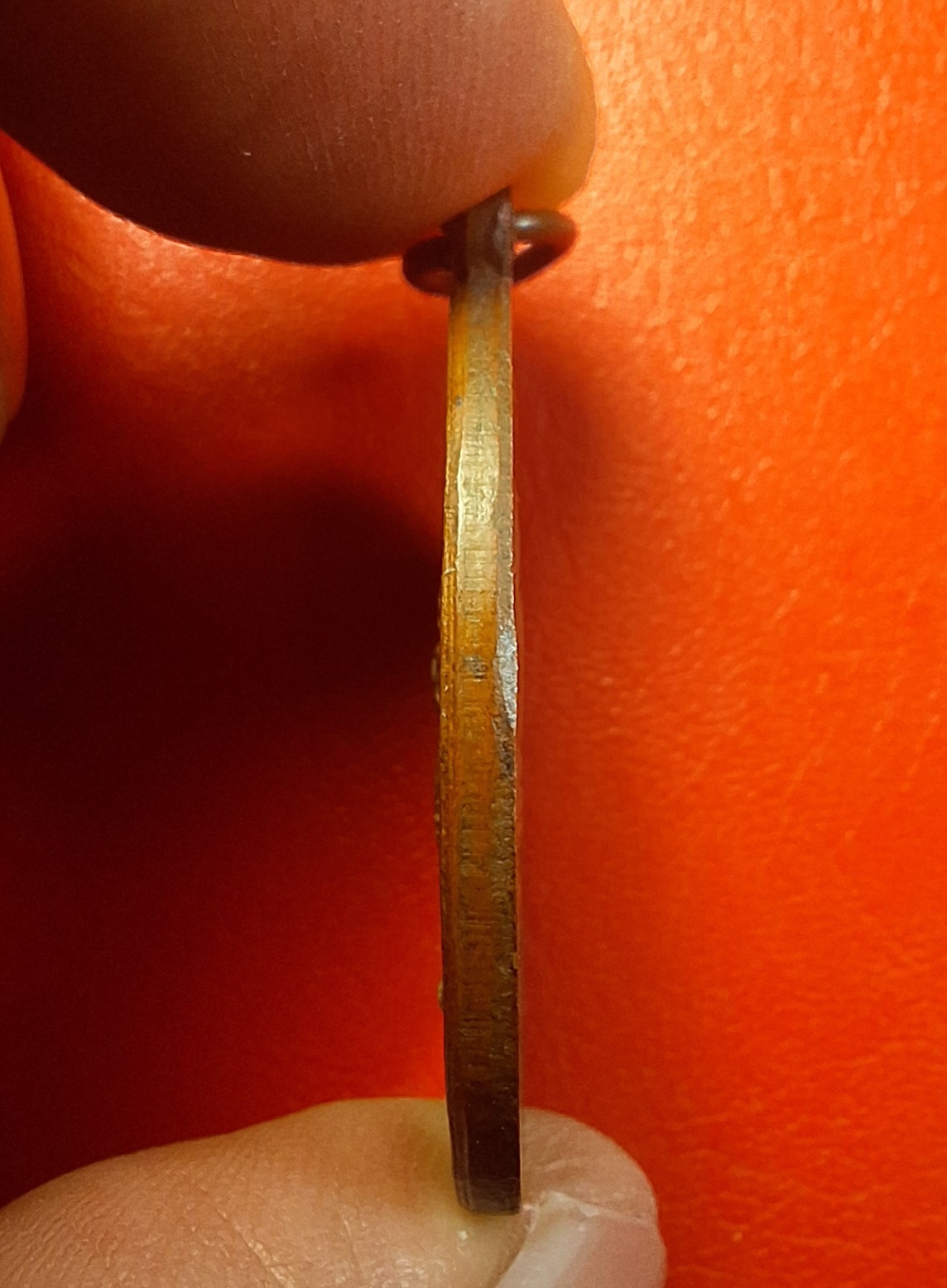 พระนาคปรก หลัง พระธาตุศรีสองรัก เนื้อทองแดง จ.เลย ปี๒๕๑๕ เนื้อทองแดง(องค์ที่1)