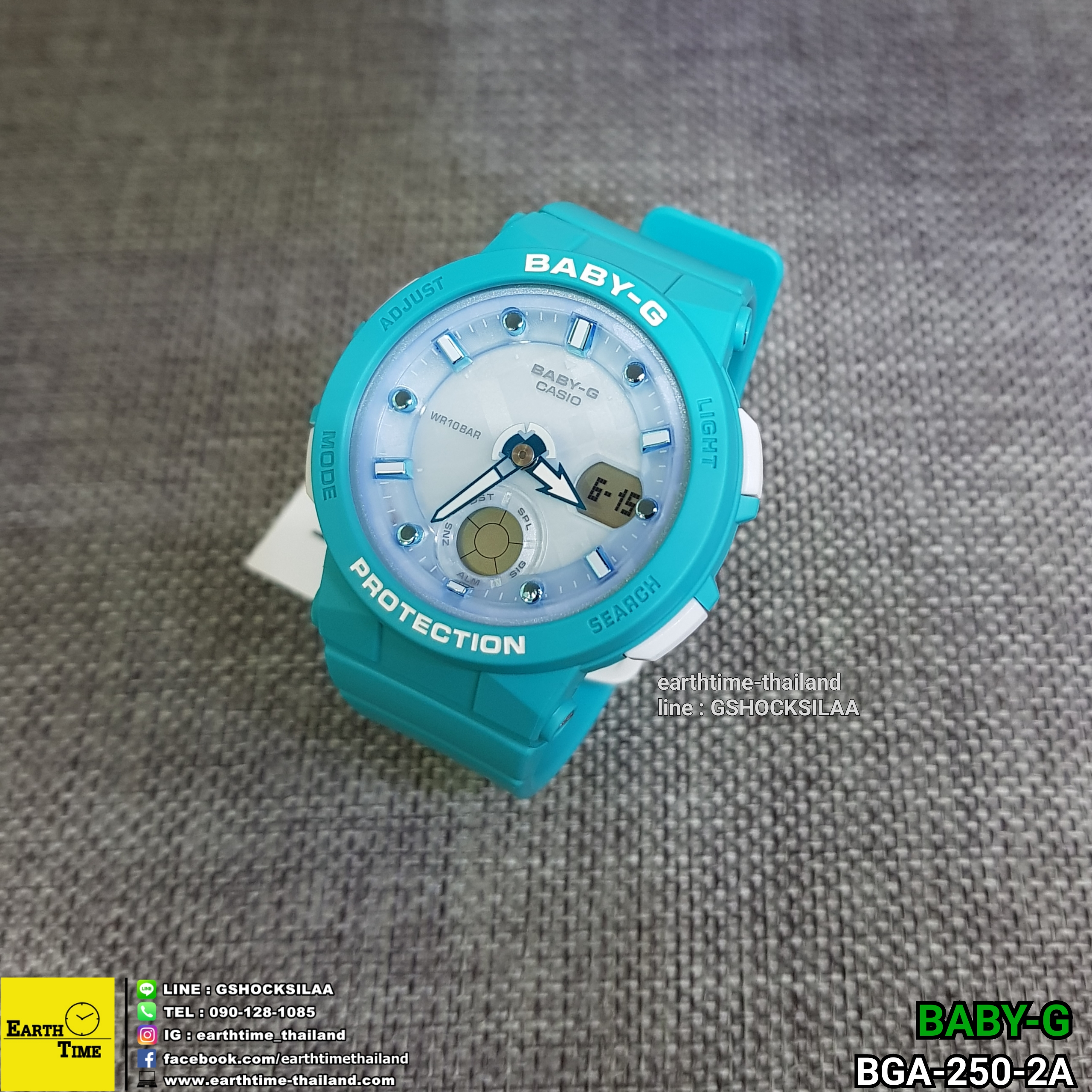 Baby-G Beach Style Series ของใหม่แท้100% รับประกัน 1 ปี BGA-250-2ADR