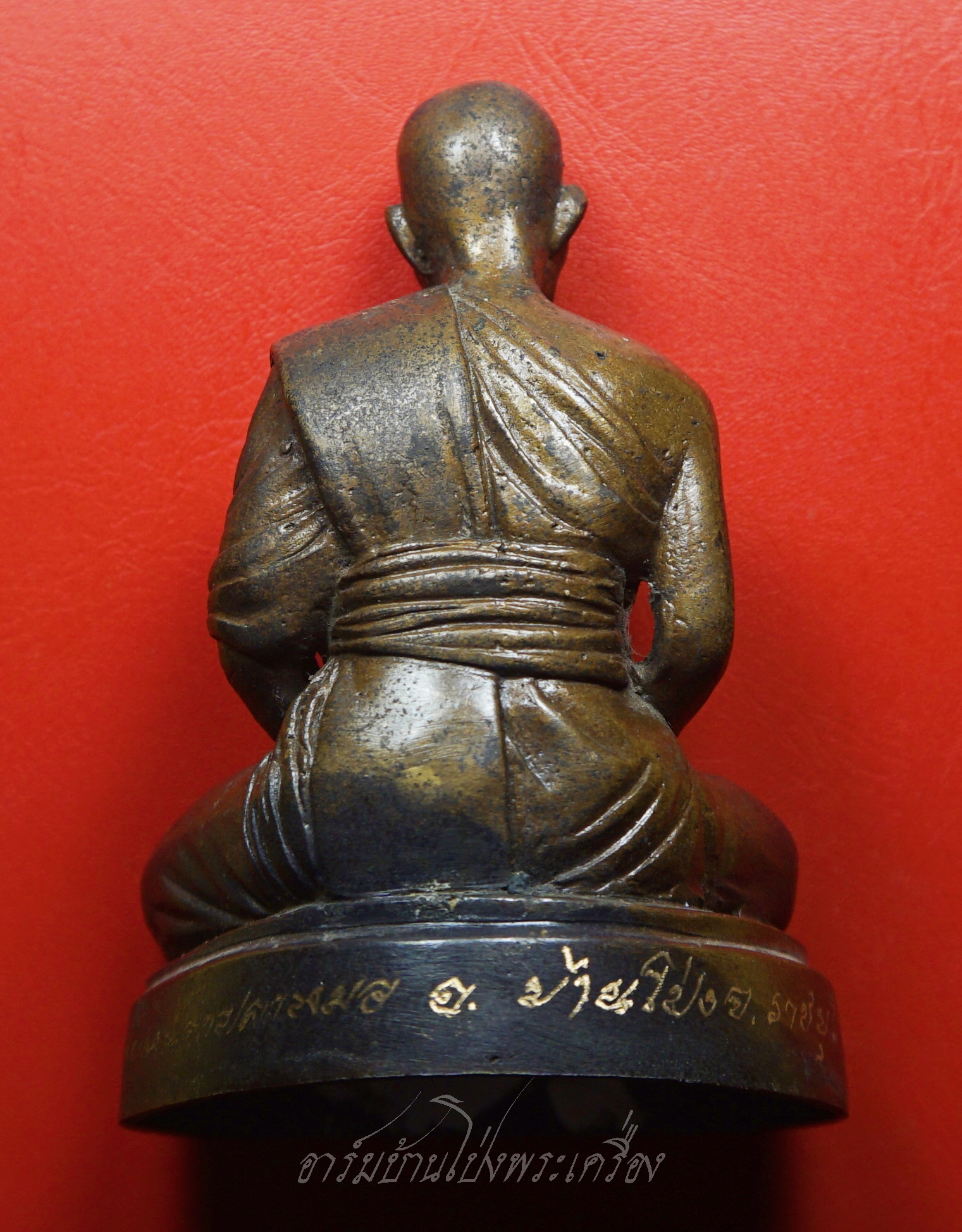 พระครูมูล วัดหนองปลาหมอ พระบูชา หน้าตัก 2 นิ้วครึ่ง สูง 4 นิ้ว(องค์ที่1)