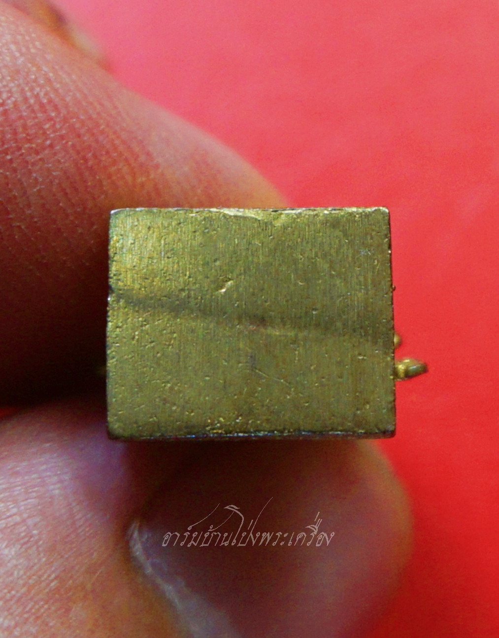 หลวงพ่อแถม วัดช้างแทงกระจาด ท้าวเวสสุวรรณ อุดมทรัพย์ รุ่นแรก เนื้อฝาบาตร เลข๑๐๕ โค๊ต"ถ"(องค์ที่1)