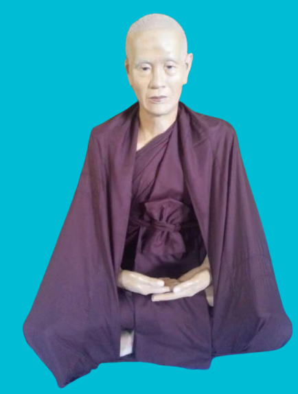 พระครูบาศรีวิชัย(นั่ง)รูปเหมือนพระเกจิเรซิ่นไฟเบอร์