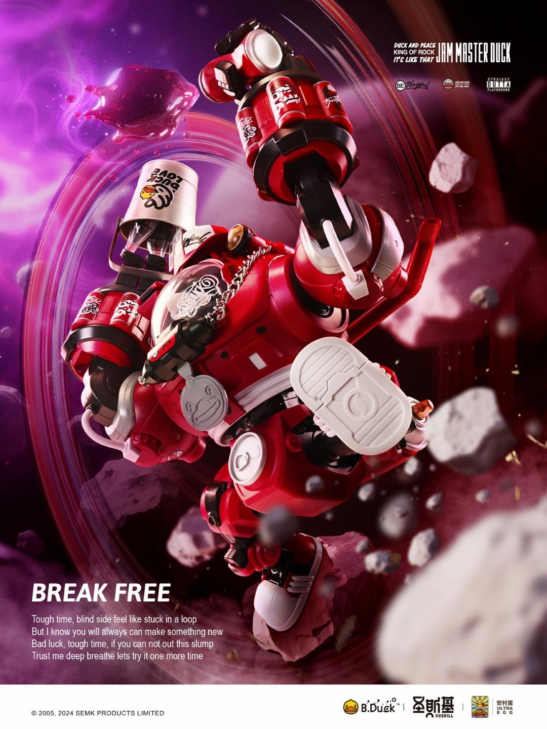 Preorder (SOSKILL) B.Duck HIPHOP DUCK