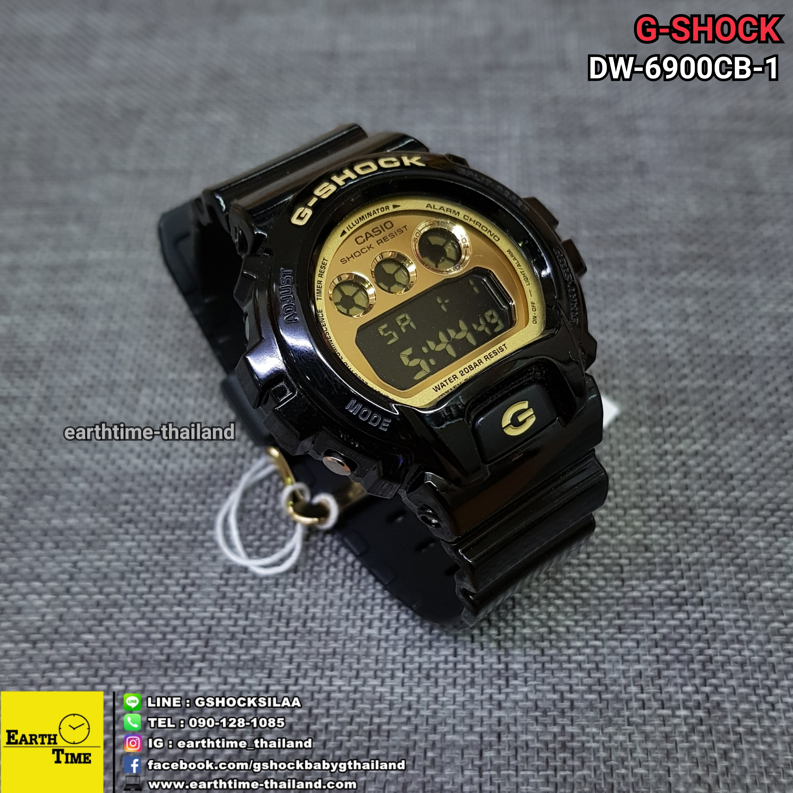 G-Shock ของใหม่แท้100% รับประกัน 1 ปี DW-6900CB-1DR