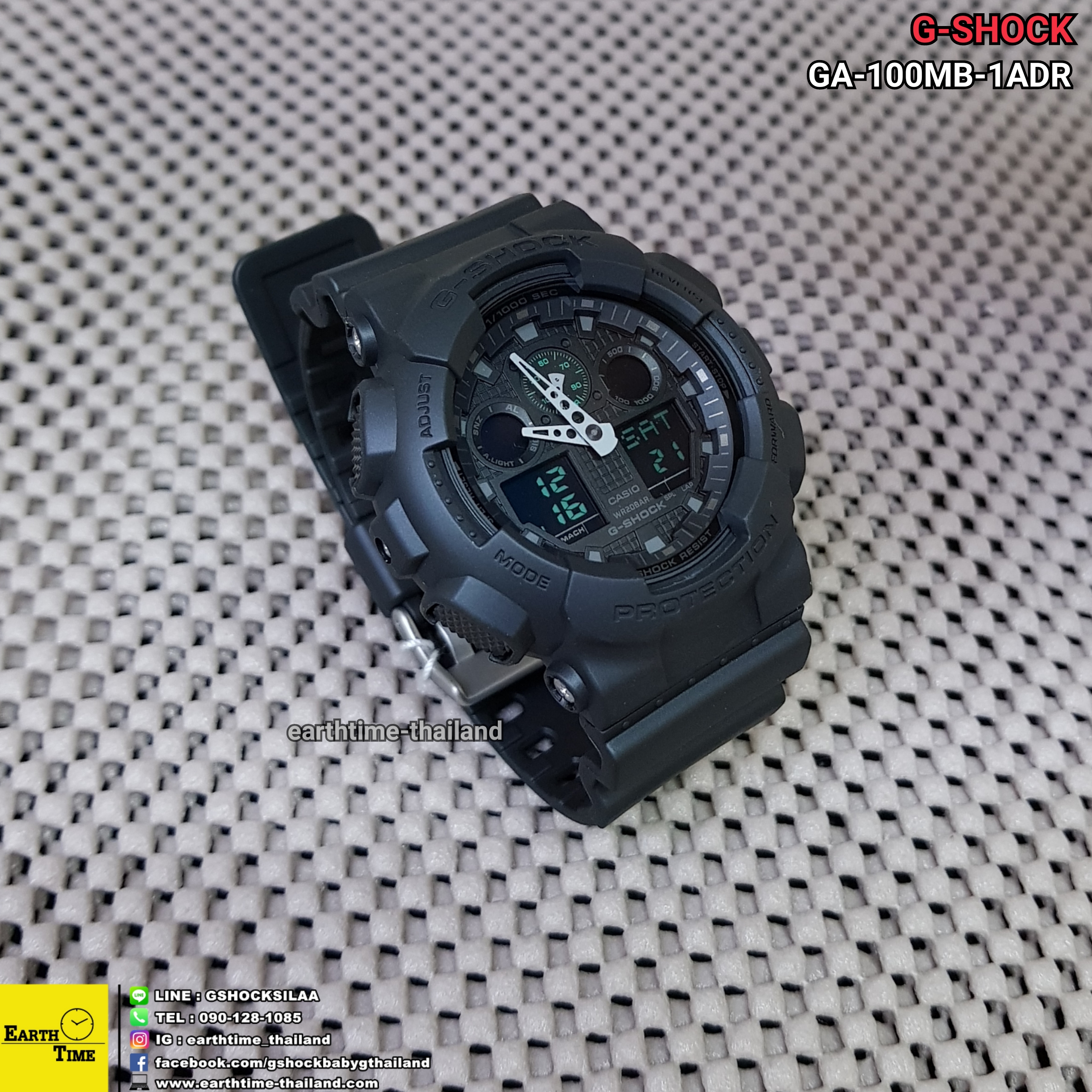 G-Shock ของใหม่แท้100% รับประกัน 1 ปี GA-100MB-1ADR