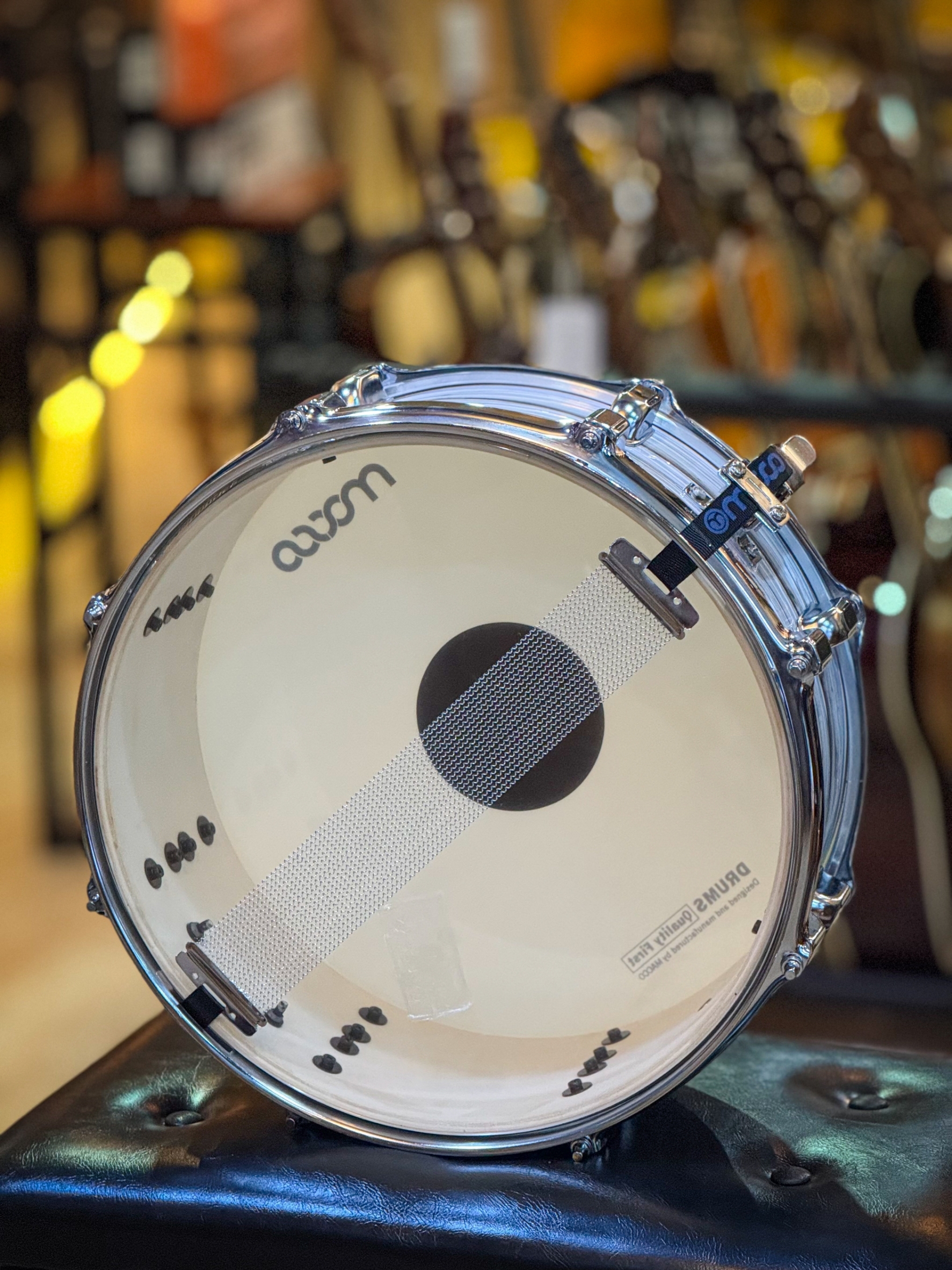 รายละเอียดสินค้า สแนร์ไม้ Poplar + Birch ขนาด 14 นิ้ว x 5.5 นิ้ว hoop 8 Lugs