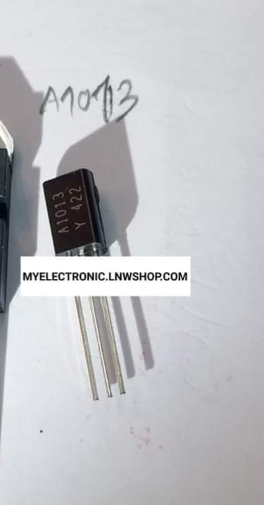 ขาย 2SA1013 ตัวถัง TO-92L ทรานซิสเตอร์ TRANSISTOR ยี่ห้อ ราคา ตัวละ . . . . . หน่วย บาท