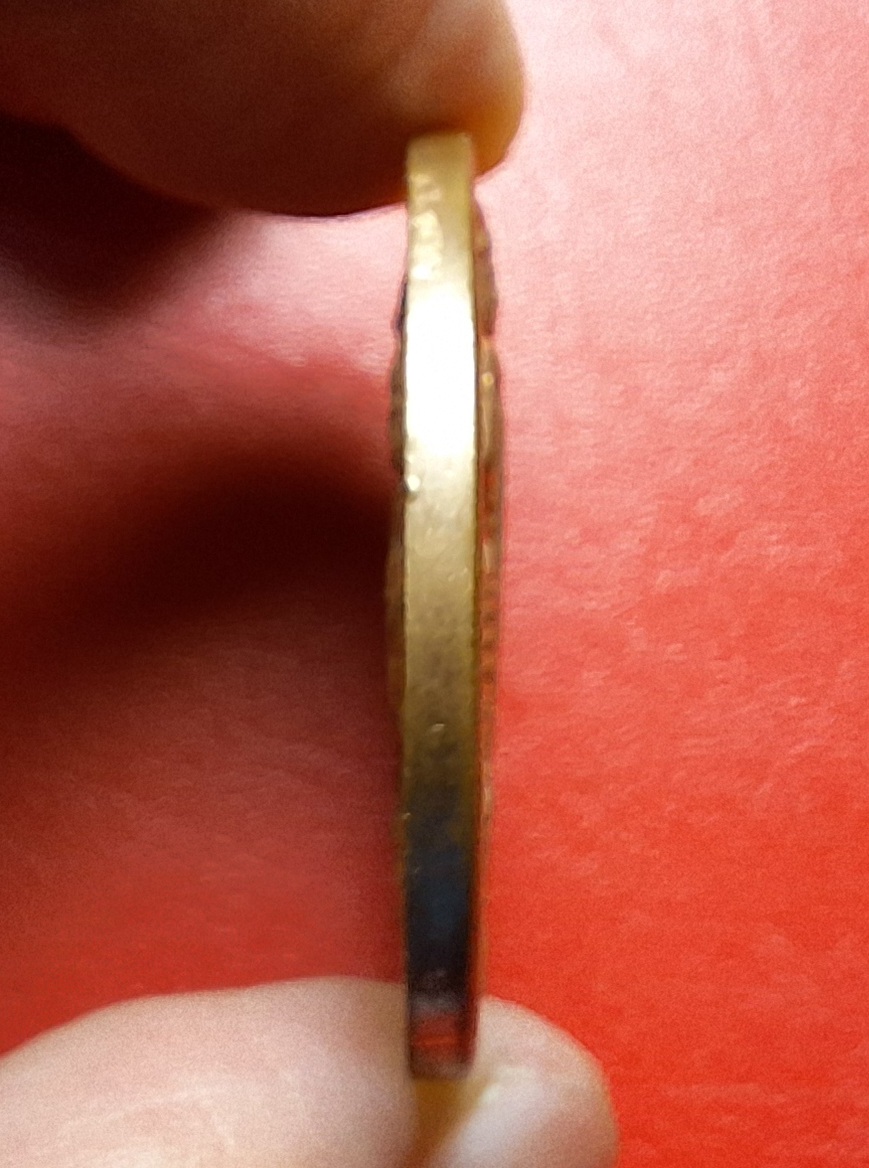 พระวิษณุกรรม วิทยาลัยเทคนิคเพชรบุรี หลังจตุคามรามเทพ ปี๒๕๕๐ เนื้อทองแดง(องค์ที่2)