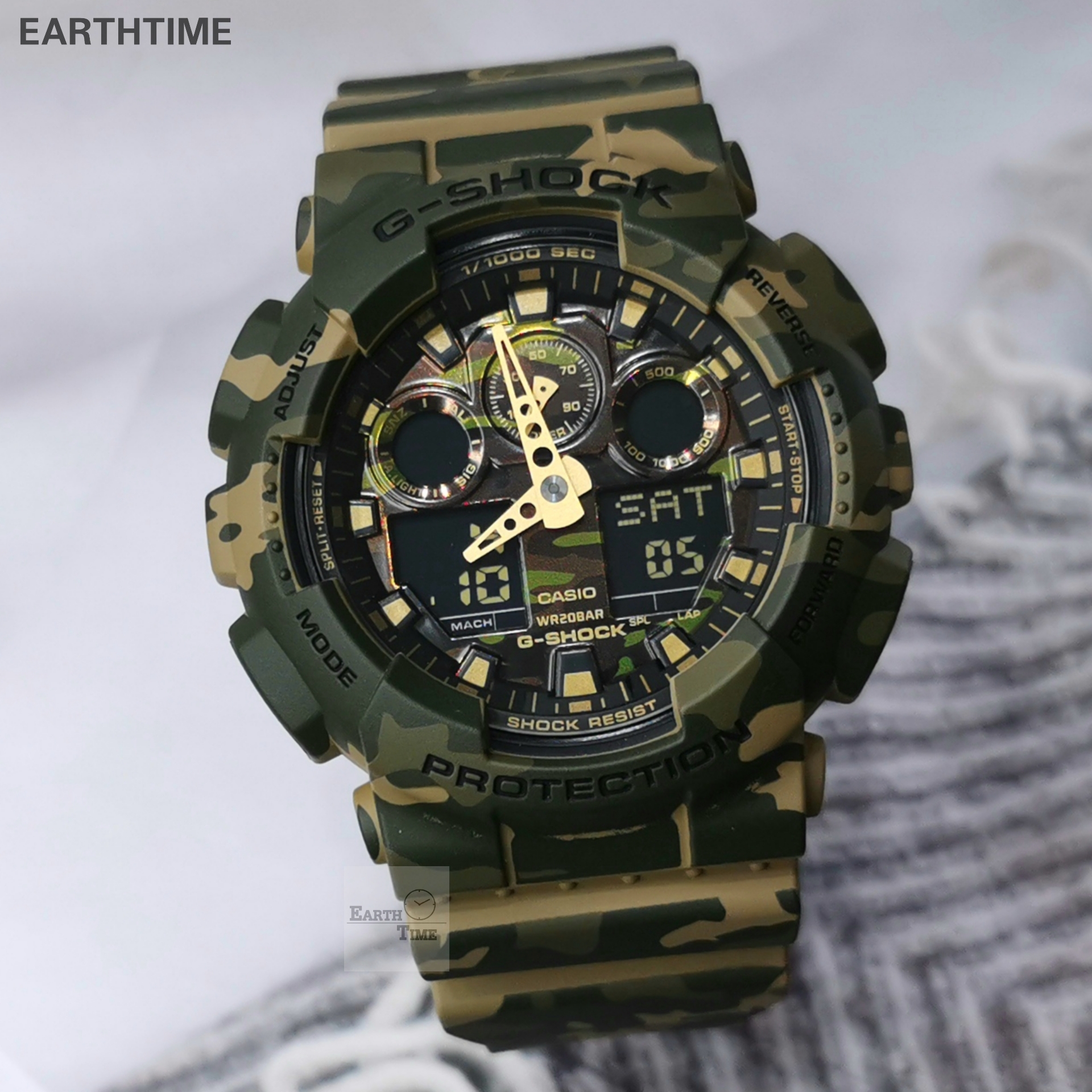 G-Shock ของใหม่แท้100% รับประกัน 1 ปี GA-100CM-5ADR