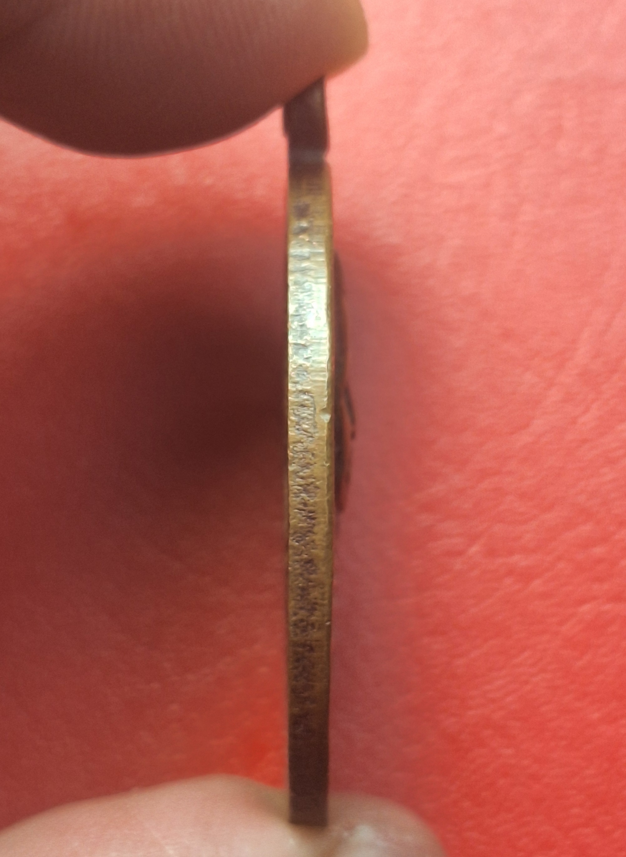 พระครูบุญนาค วัดลำพยอม รุ่นซ่อมพระอุโบสถ ปี๒๕๓๖ เนื้อทองแดง(องค์ที่5)