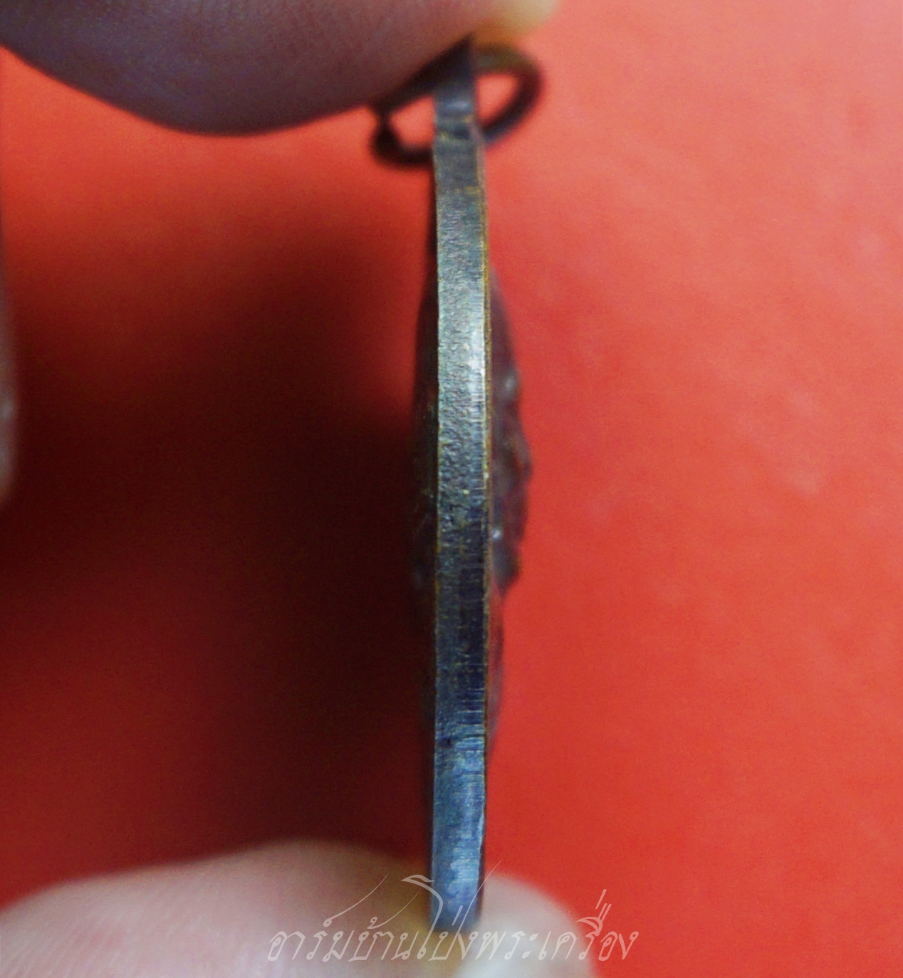 หลวงปู่วรพรต วิธาน วัดไทยบำรุุง จ.ขอนแก่น รุ่นฉลองอุโบสถ ปี๒๕๕๒ เนื้อทองแดงรมดำ(องค์ที่1)