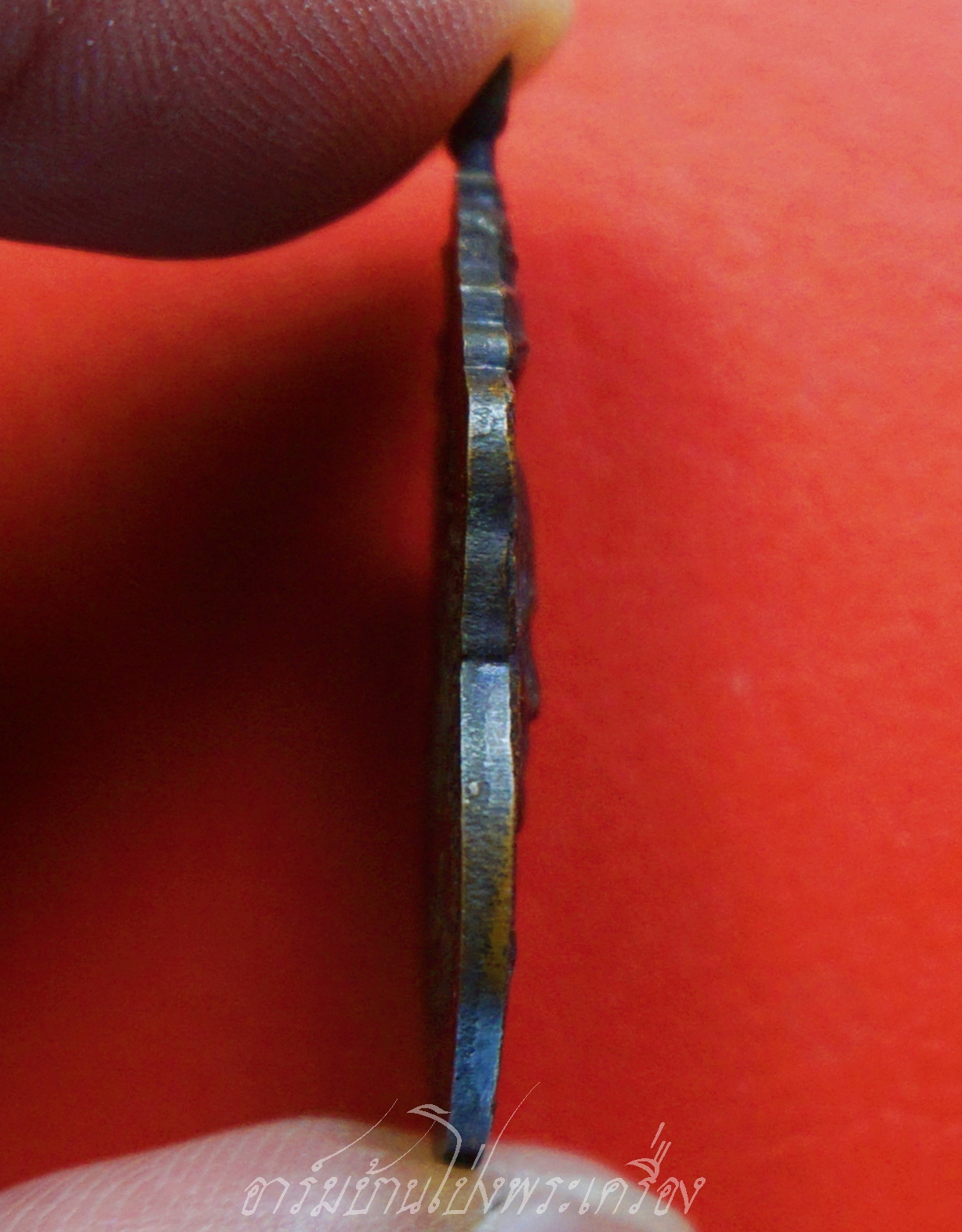 หลวงปู่ชอบ วัดเขารังเสือ ที่ระลึกผูกพัทธสีมา ปี๒๕๓๕ เนื้อทองแดง(องค์ที่1)