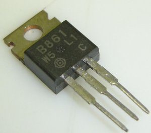 ชาย 2SD1138 + 2SB861 ขายเป็นคู่ ตัวถังTO-220 ยี่ห้อ ฮิตาชิ HITACHI 2S D1138 + 2S B861 ทรานซิสเตอร์ TRANSISTOR ราคา ตัวละ . . . บาท