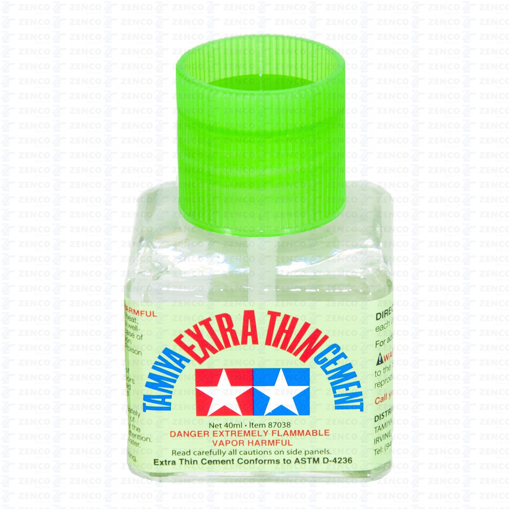 กาว Tamiya Extra Thin Cement (ฝาเขียว)