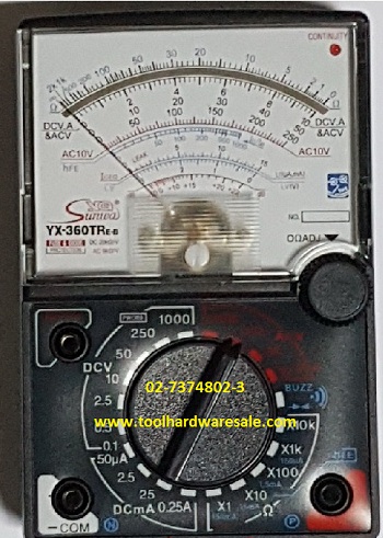 Multimeter มัลติมิเตอร์ Analog แบบเข็ม มาตราฐาน ISO. ของแท้ ราคา178 บาท