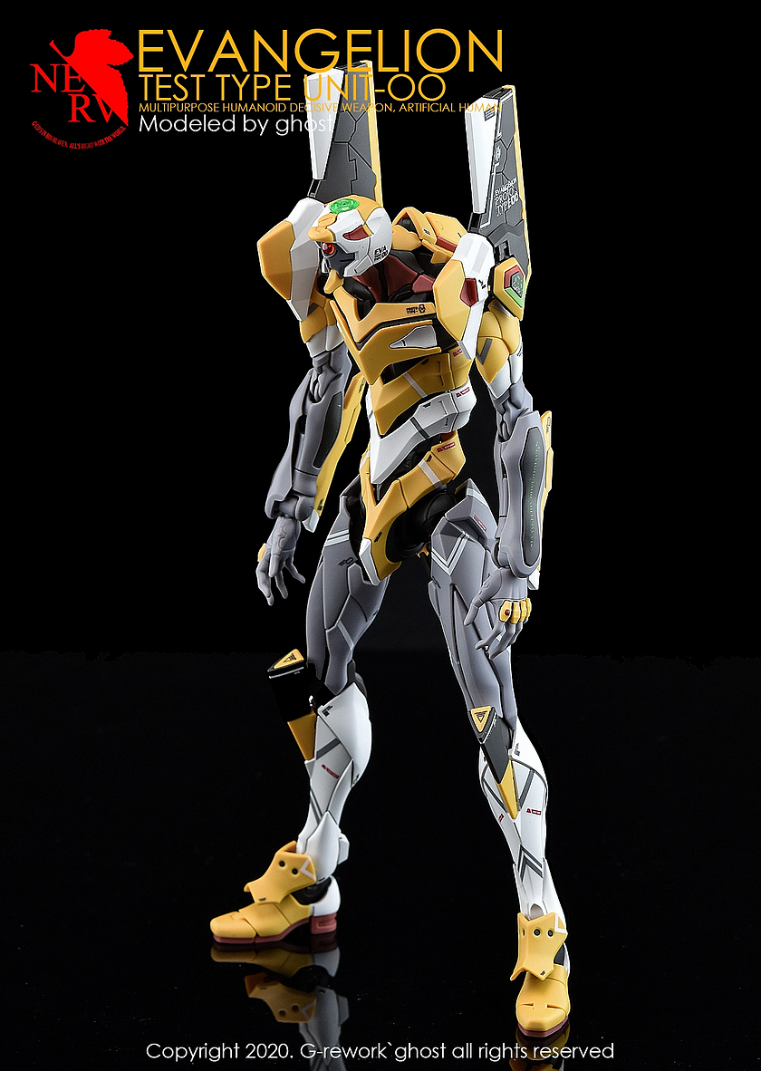 Water Decal 020 RG1/144 Evangelion Unit-00 ยี่ห่อ Ghost-Decal (สินค้าเหลือ1 แผ่น สั่งซื้อแล้วรอทางร้านติดต่อกลับ)