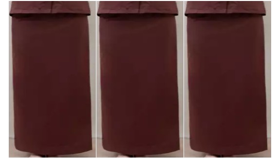 ชุดปฎิบัติธรรมรัตนาภรณ์ผู้หญิงสีกรัก เสื้อแขนสามส่วน และผ้าถุงสีกรัก (สีน้ำตาล)