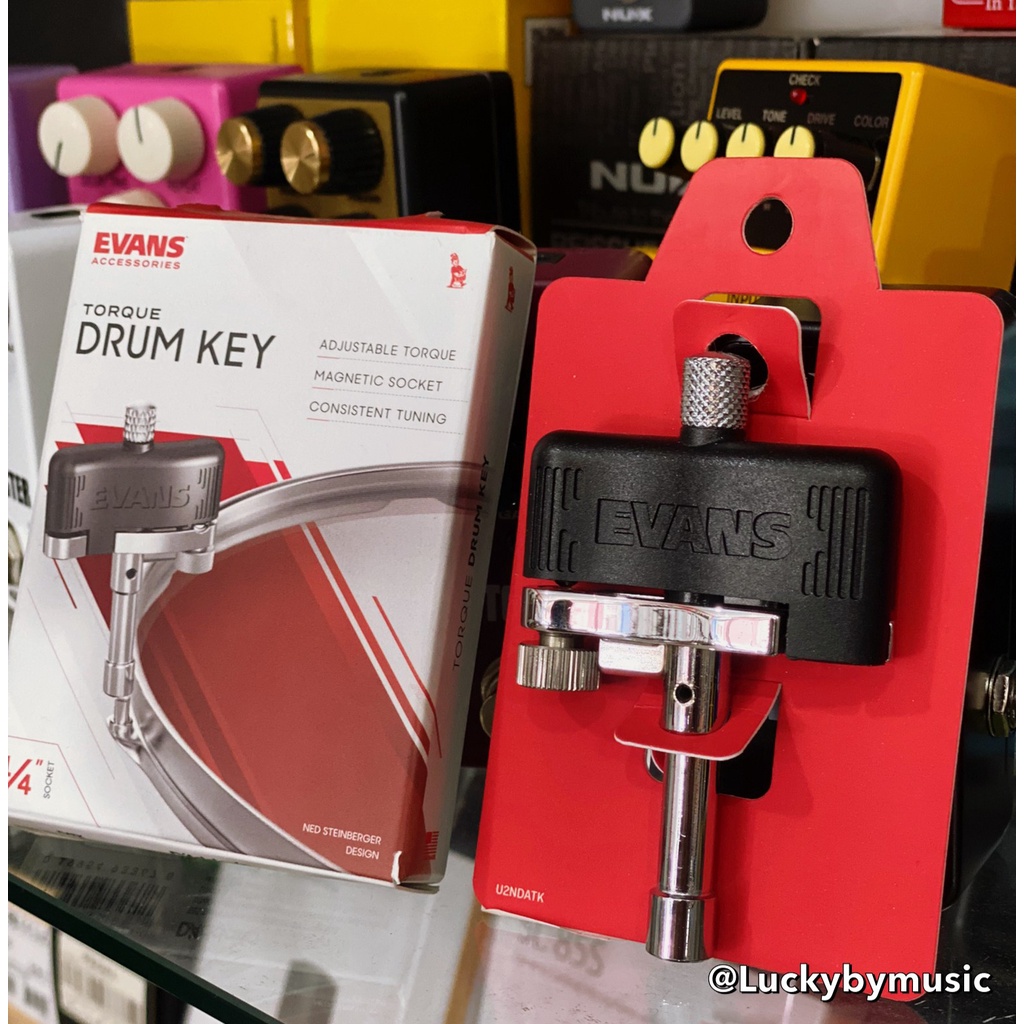 กุุญแจกลอง EVANS Torque Key ช่วยให้ทุกหลักตึงเท่ากัน จูนเสียงง่ายขึ้น มีแม่เหล็กช่วยยึด ช่วยให้ตั้งได้ง่าย